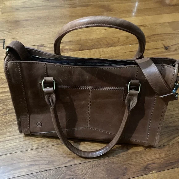 Eva leather satchel by Born - Picture 3 of 9